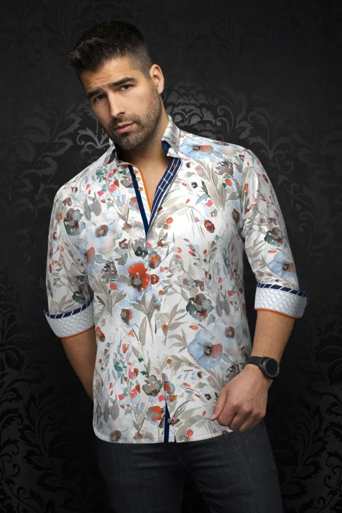 AU NOIR Stretch Shirt - Alvarado White - Image 1