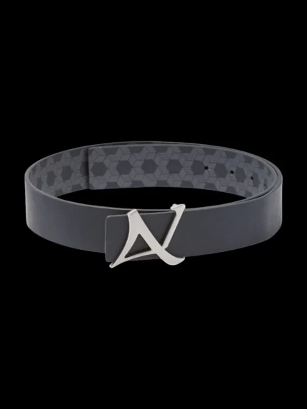 AU NOIR Shelby Belt - Brushed Nickel Navy