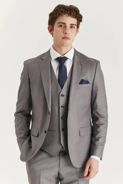 AU NOIR Stretch Blazer - Glover Light Blue
